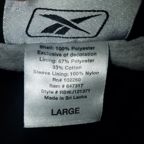 Reebok Large Full Zipper Jacket - Picture 6 of 7